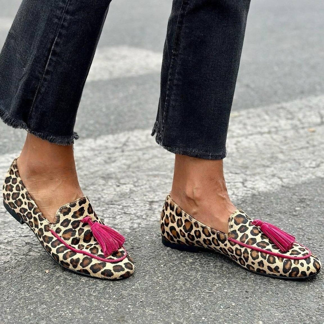 Avalon – Leopard Print and Tassel Detail
