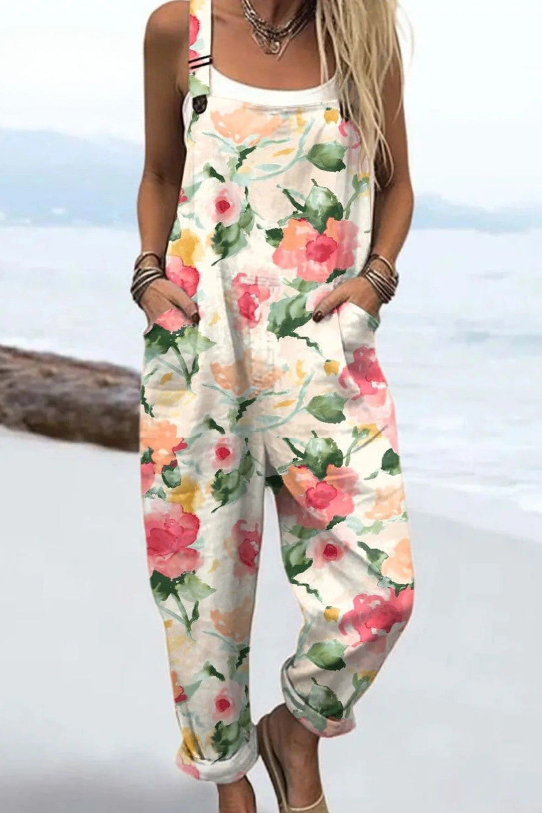 Natalie - Seabreeze Bloom Jumpsuit