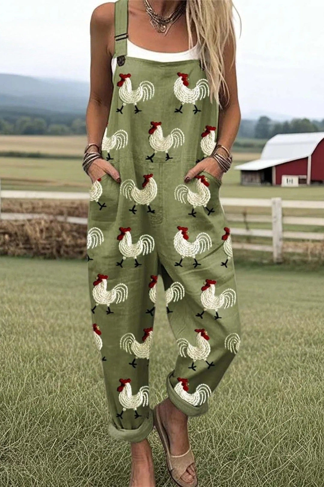 Madison - Cluck & Chill Jumpsuit
