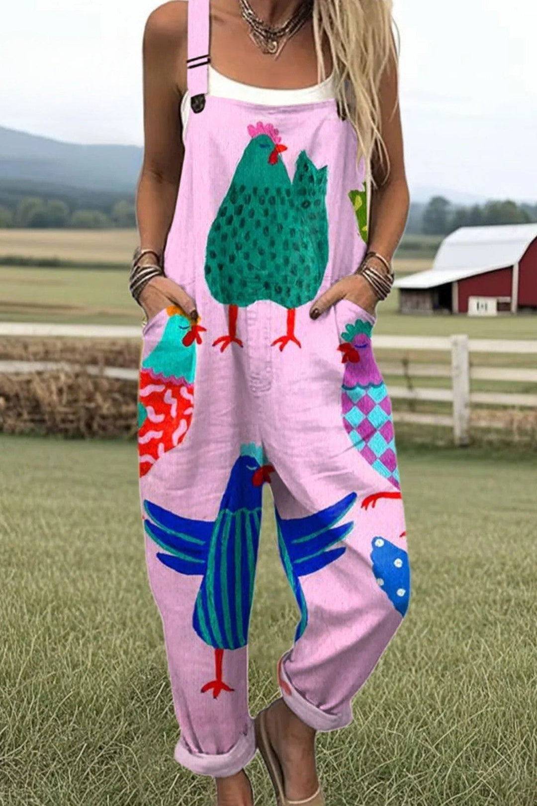 Luna - Barnyard Parade Jumpsuit