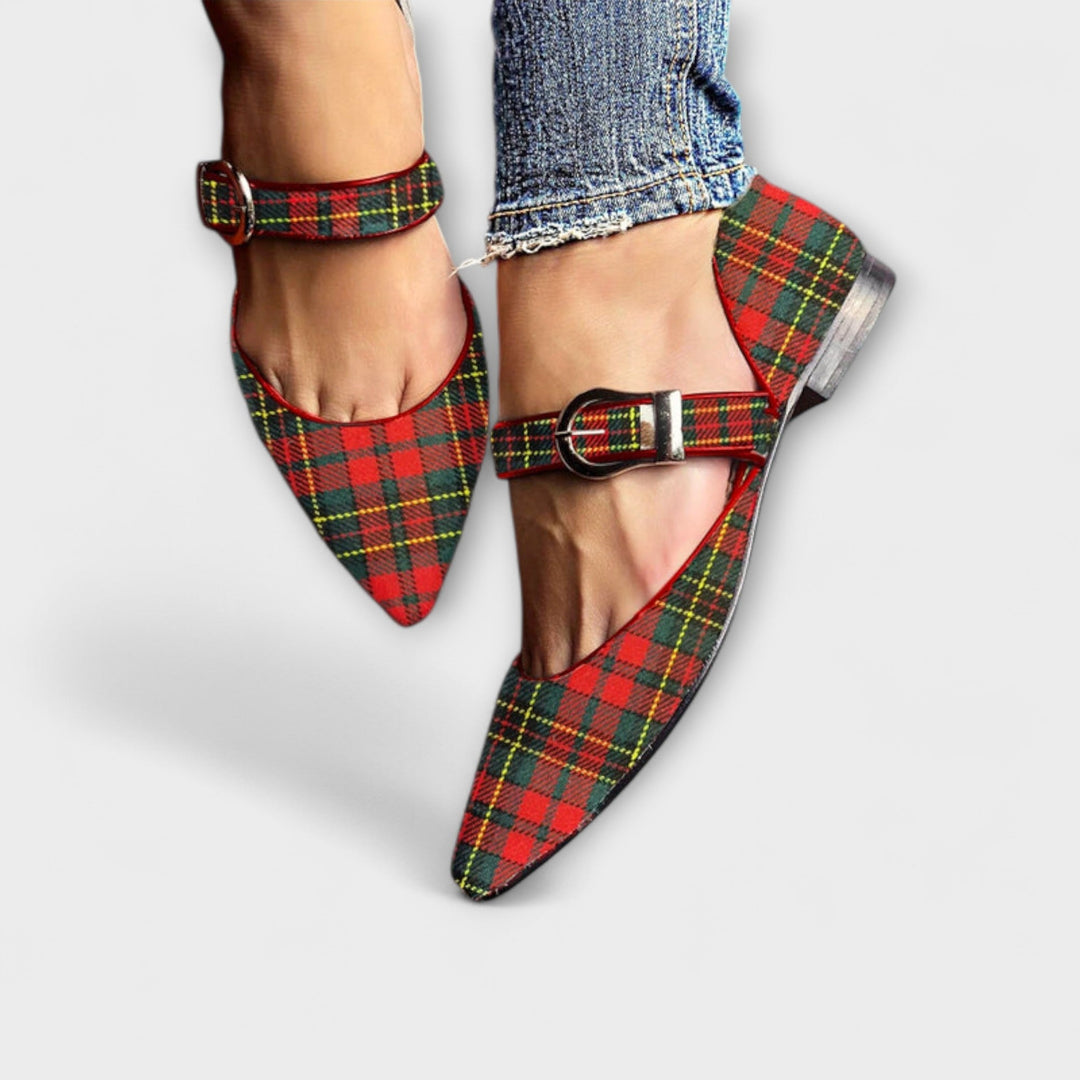 Embry β Red Lace-up Loafers
