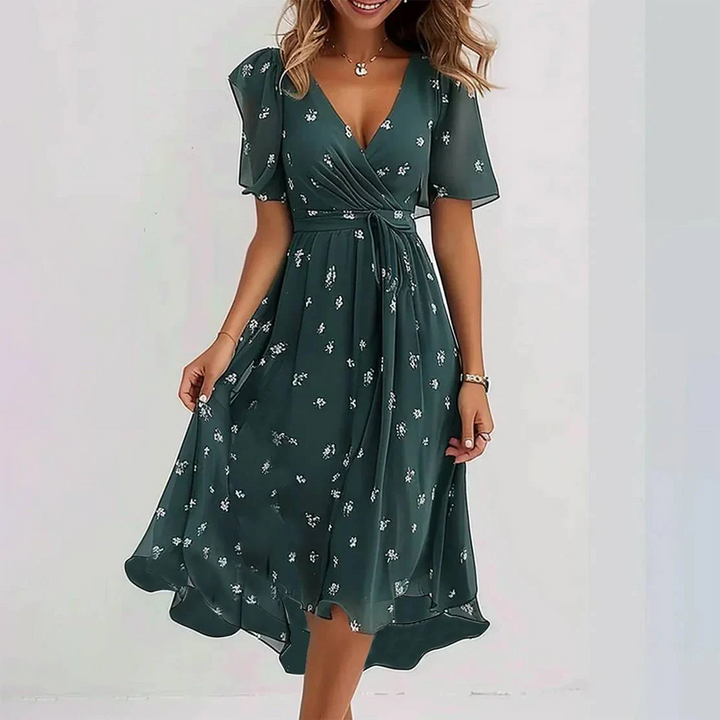 Annegret - Ladies' Dress with V-Neck