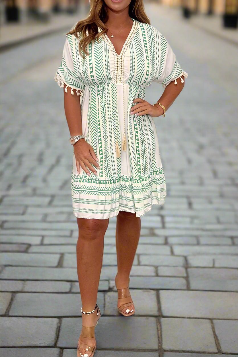 Magdalena - Chic Printed Dress