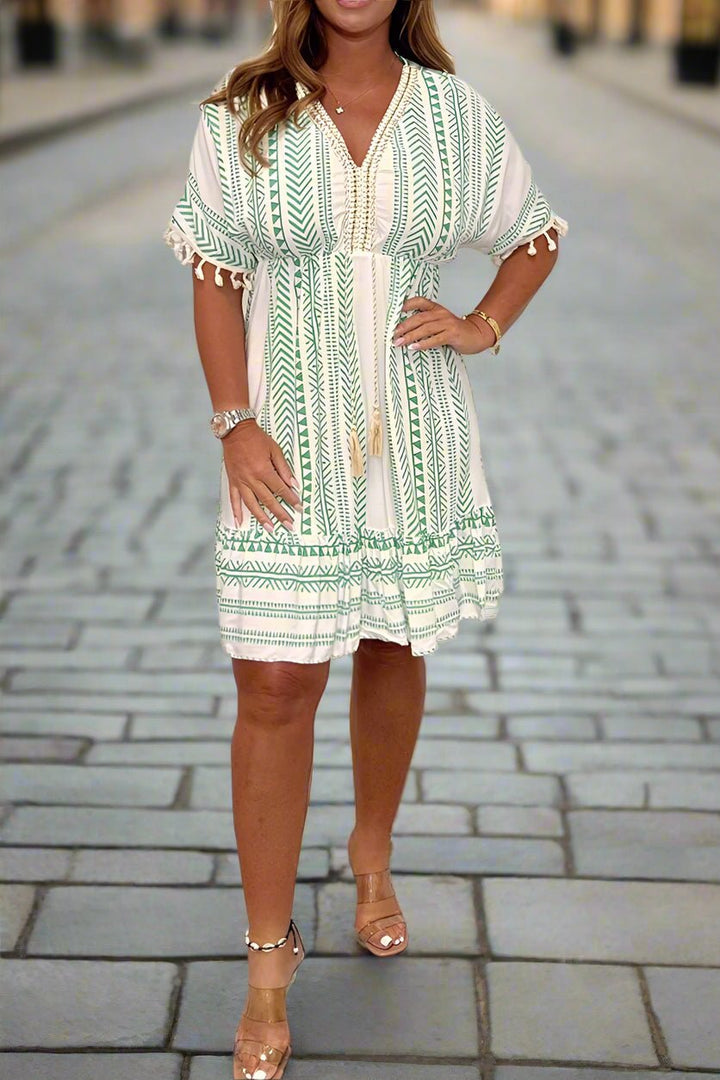 Magdalena - Chic Printed Dress