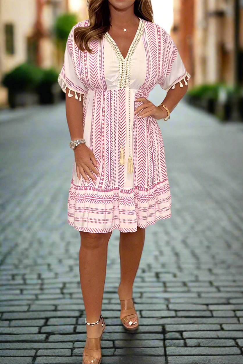 Magdalena - Chic Printed Dress
