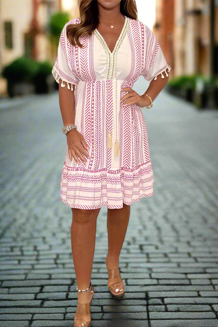 Magdalena - Chic Printed Dress