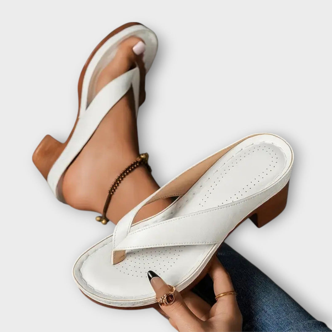 Emily - Orthopaedic Heeled Slippers