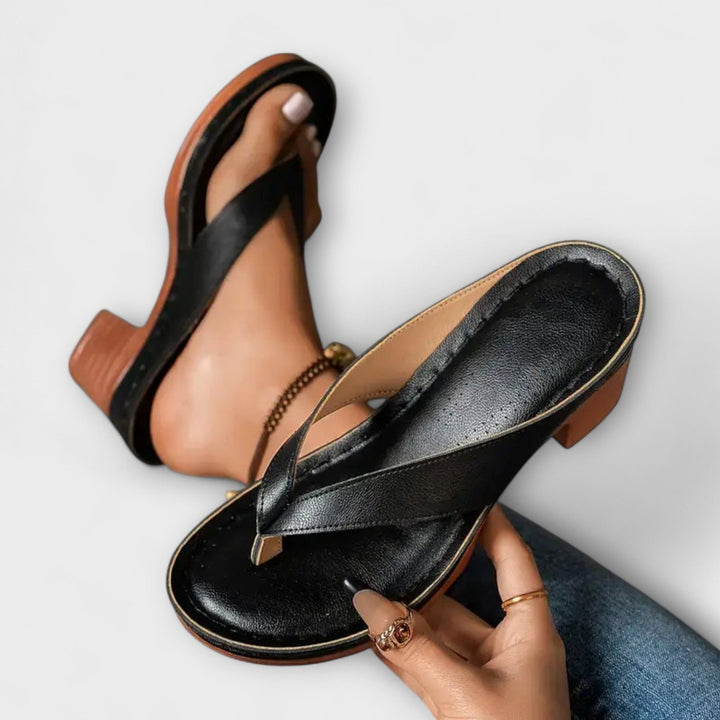 Emily - Orthopaedic Heeled Slippers