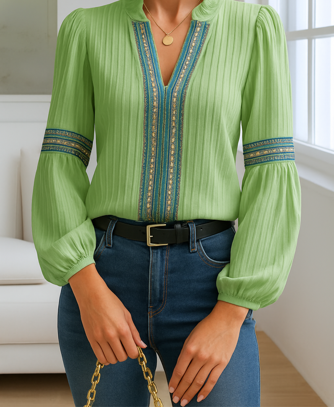 Inna | Vintage Charm Blouse