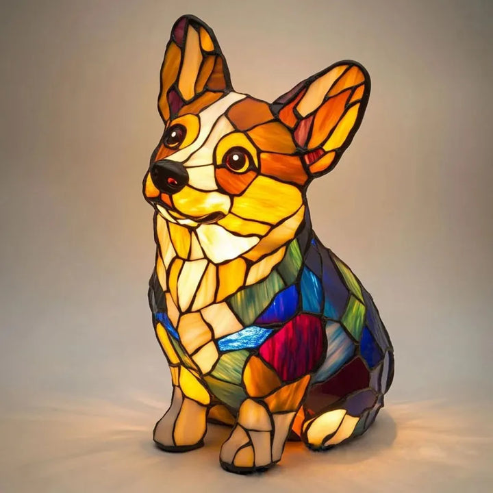 Illuminated Corgi Lamp