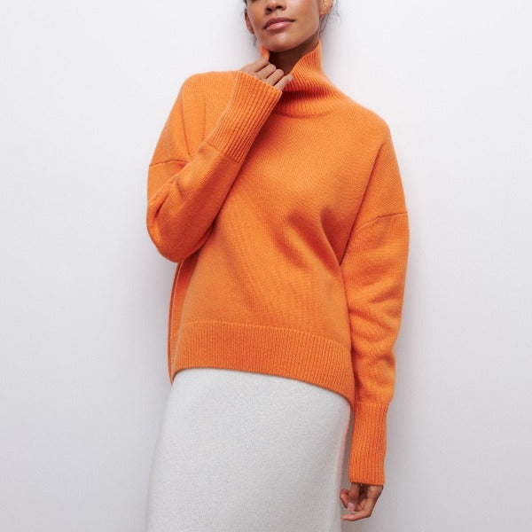 Katrielle - Women's Winter Roll Neck Sweater