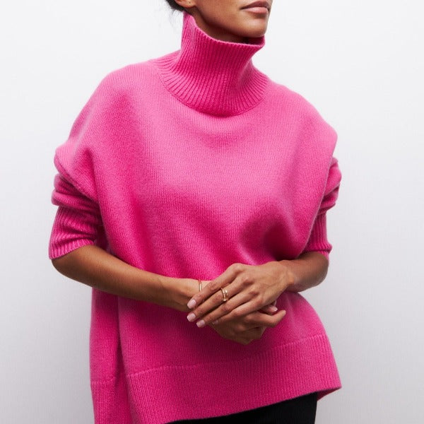 Katrielle - Women's Winter Roll Neck Sweater