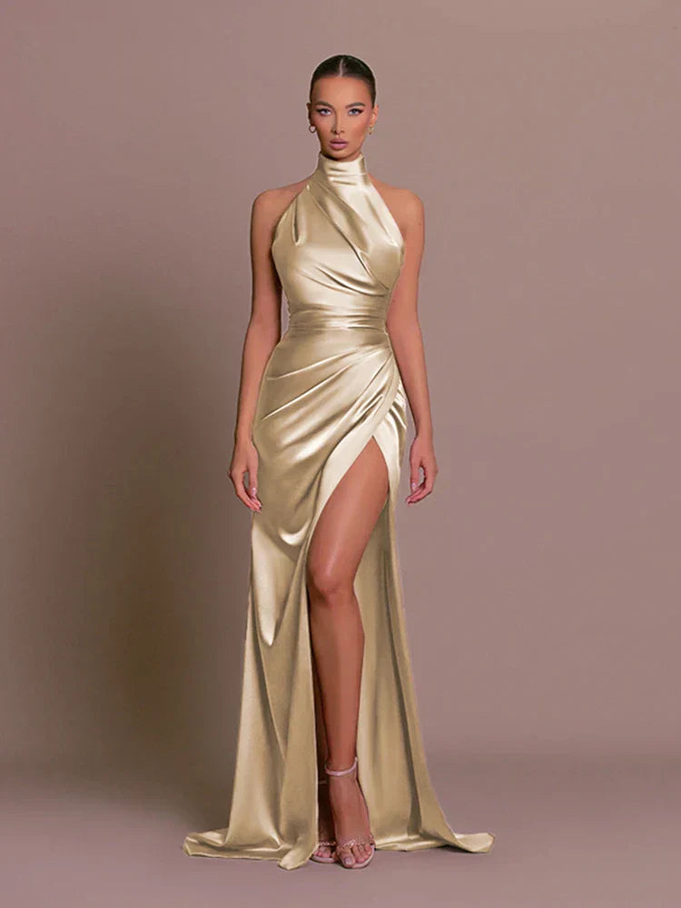 Livia - Sleek Slit Gown