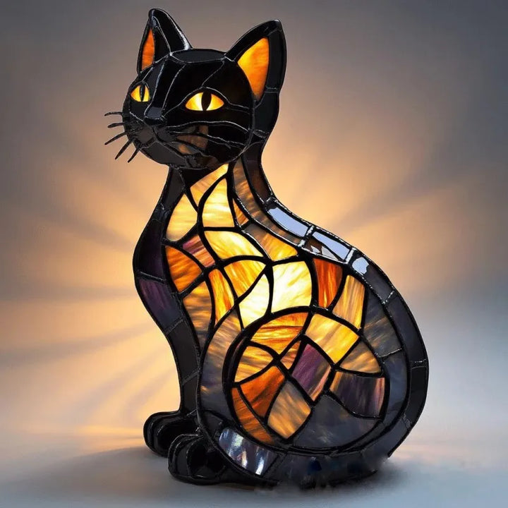 Radiant Midnight Feline