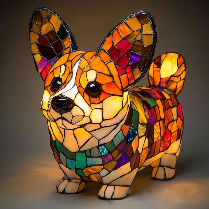 Illuminated Corgi Lamp