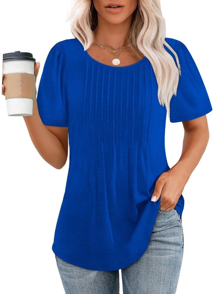 Amelie | Elegant Pleated Top