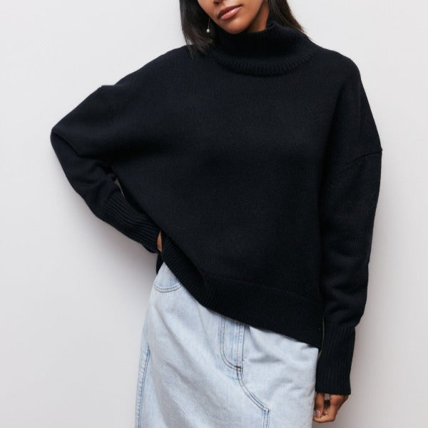 Katrielle - Women's Winter Roll Neck Sweater