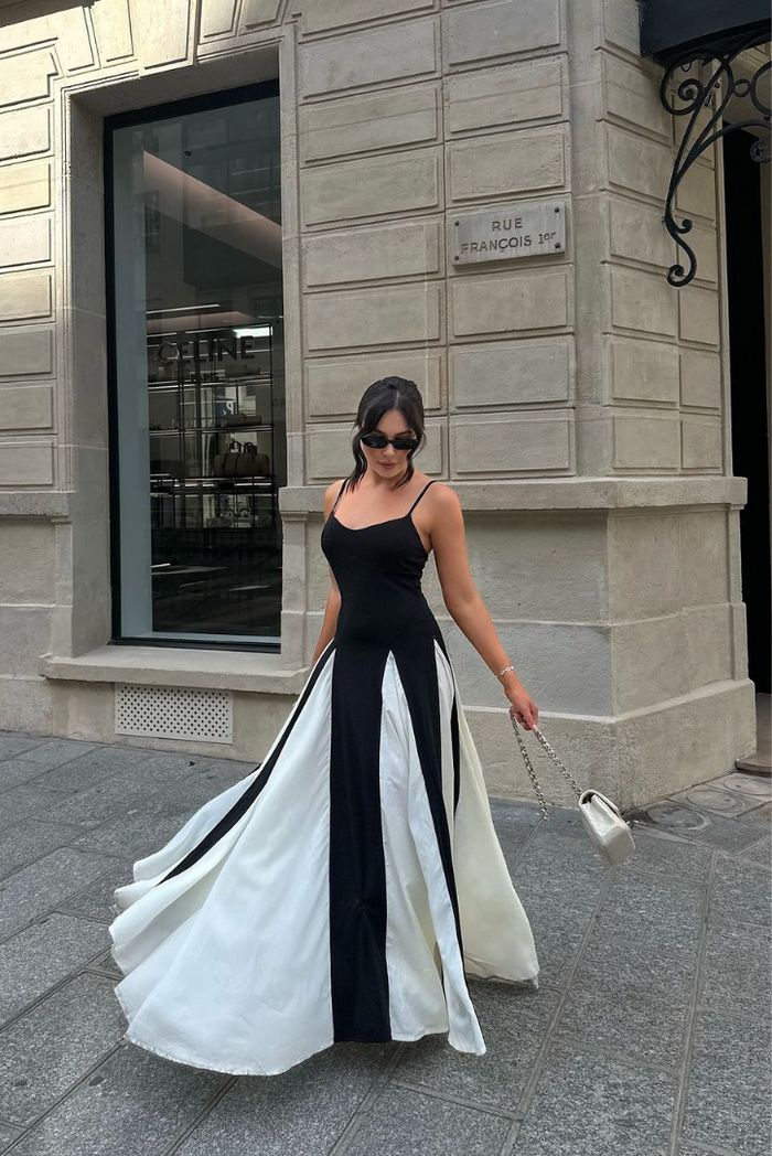 Eliana - Paneled Maxi Dress