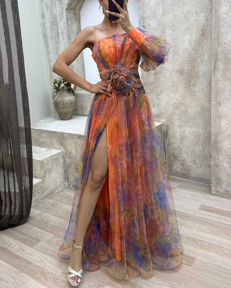 Amelia - Elegant Split Dress